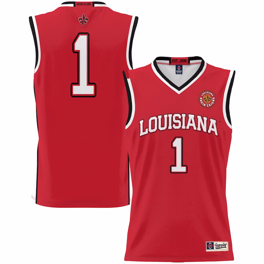#1 Louisiana Ragin' Cajuns GameDay Greats Unisex Lightweight Basketball Jersey - Cardinal - Jersey