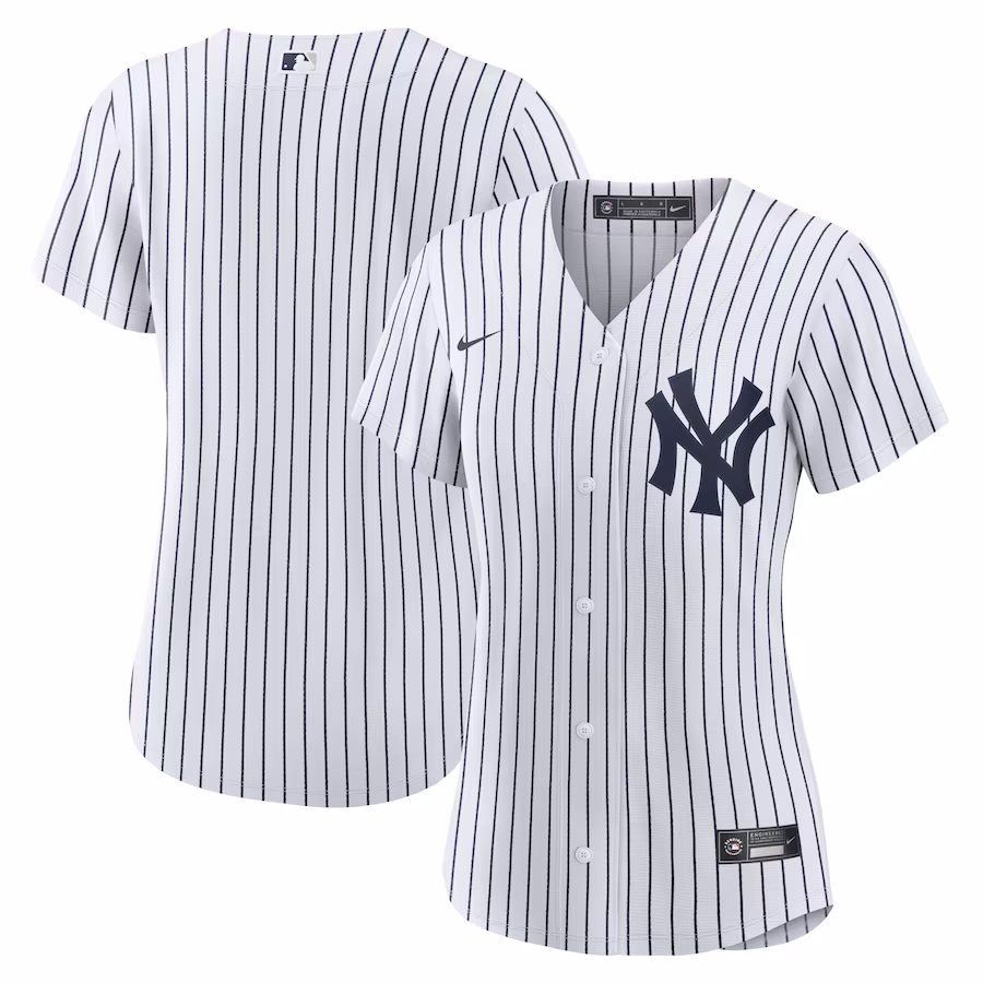 Women's New York Yankees Nike White Home Replica Team Jersey - Jersey