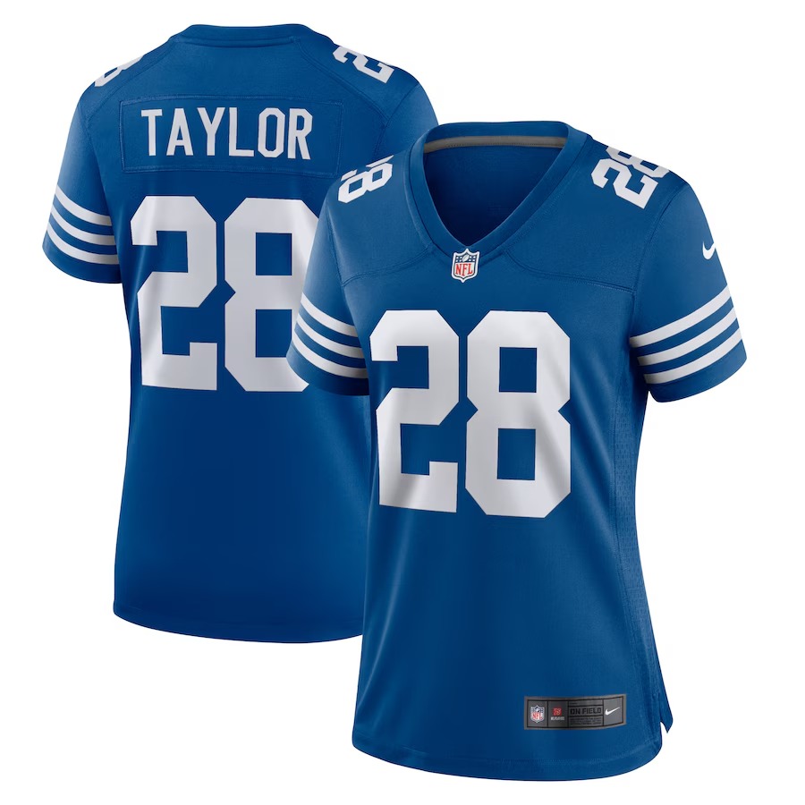 Women's Indianapolis Colts Jonathan Taylor Nike Royal Game Player Jersey - Jersey