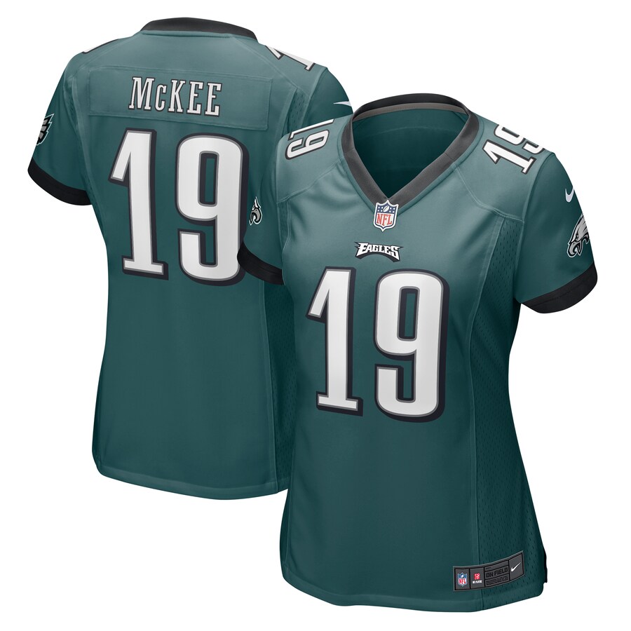 Women's Philadelphia Eagles Tanner McKee Nike Midnight Green Team Game Jersey - Jersey