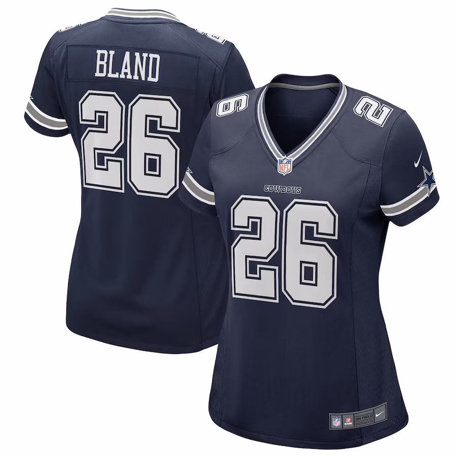 Women's Dallas Cowboys DaRon Bland Nike Navy Game Jersey - Jersey