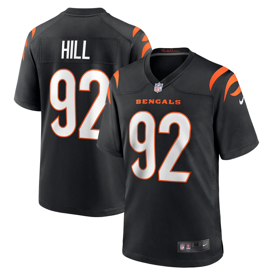 Men's Cincinnati Bengals B.J. Hill Nike Black Game Jersey - Jersey