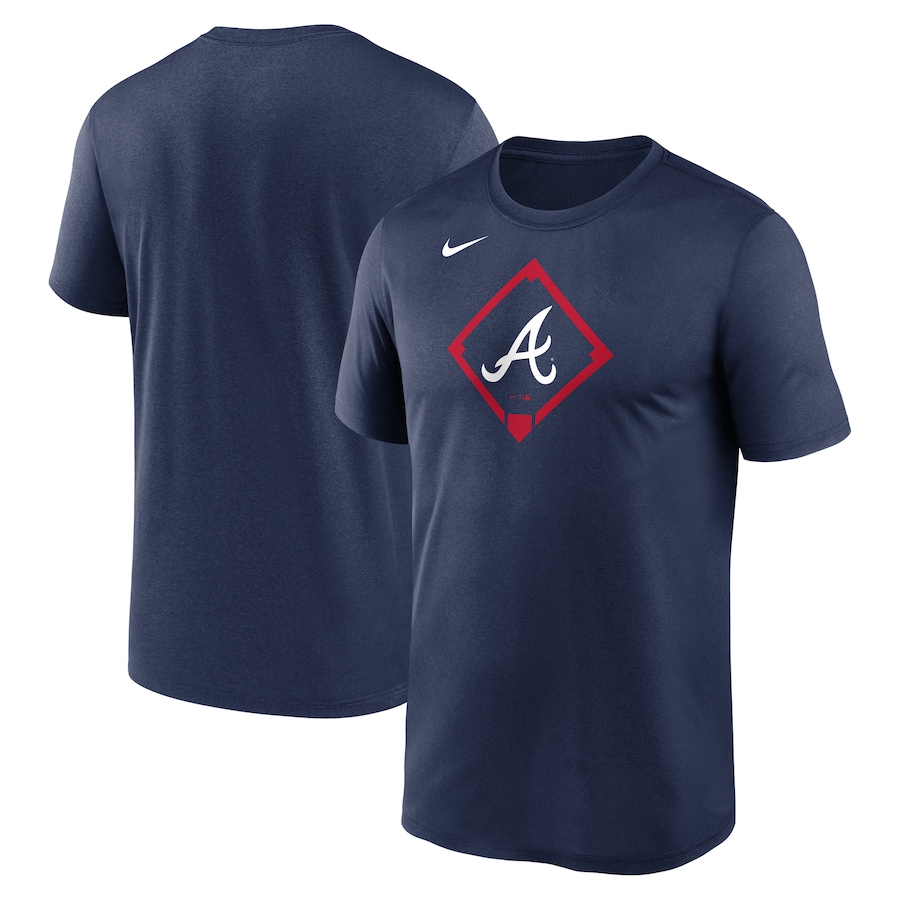 Men's Atlanta Braves Nike Navy Icon Legend Performance T-Shirt - Jersey