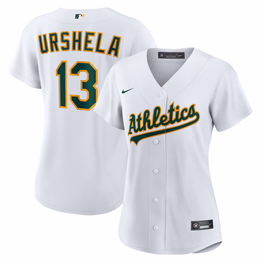 Women's Athletics Gio Urshela Nike White Home Replica Jersey - Jersey