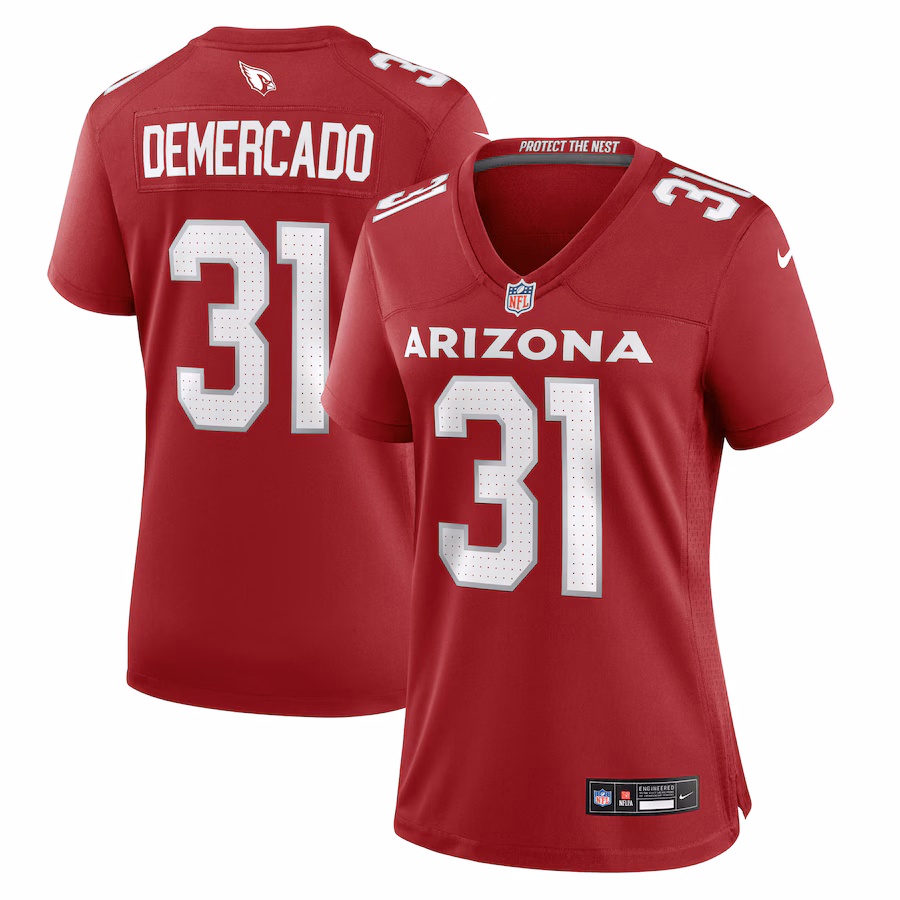 Women's Arizona Cardinals Emari Demercado Nike Cardinal Game Jersey - Jersey