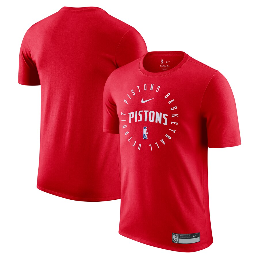 Men's Detroit Pistons Nike Red 2024/25 Legend On-Court Practice Performance T-Shirt - Jersey