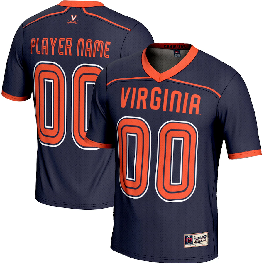 Virginia Cavaliers GameDay Greats NIL Pick-A-Player Lightweight Lacrosse Jersey - Navy - Jersey