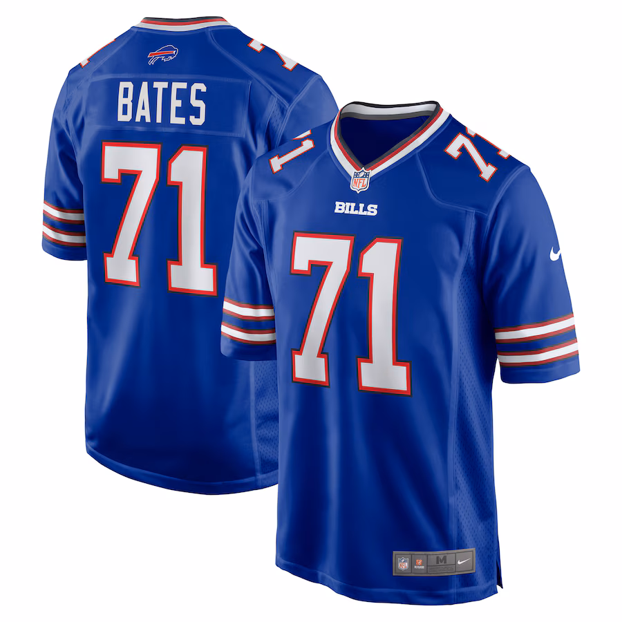 Men's Buffalo Bills Ryan Bates Nike Royal Game Player Jersey - Jersey
