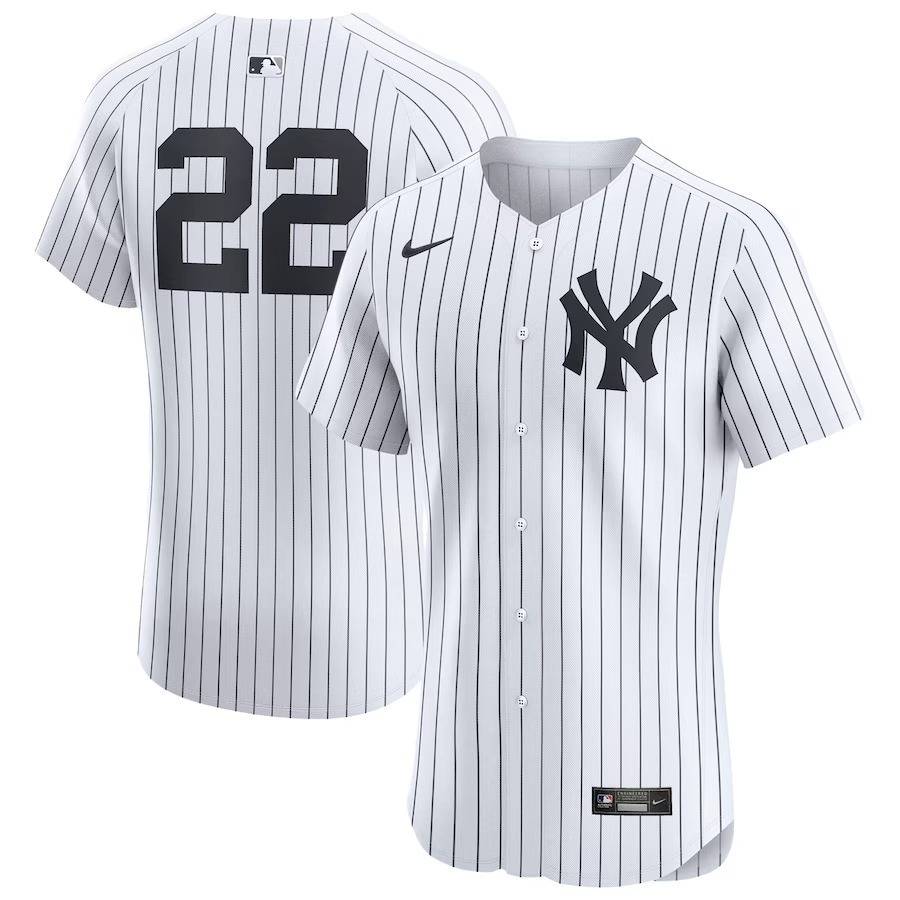Men's New York Yankees Juan Soto Nike White Home  Elite Player Jersey - Jersey