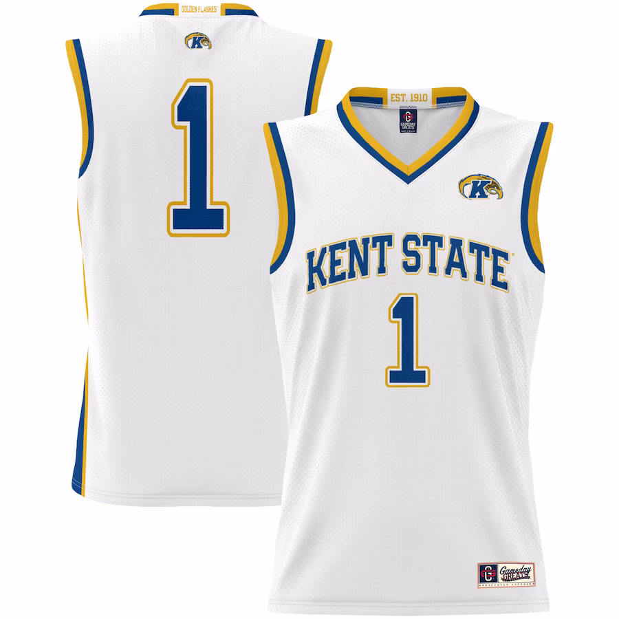 Kent State Golden Flashes GameDay Greats Youth #1 Basketball Jersey -  White - Jersey