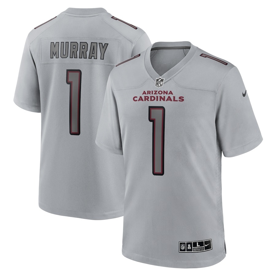 Men's Arizona Cardinals Kyler Murray Nike Gray Atmosphere Fashion Game Jersey - Jersey