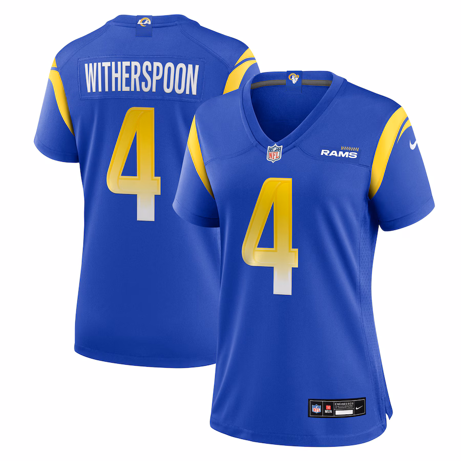 Women's Los Angeles Rams Ahkello Witherspoon Nike Royal Team Game Jersey - Jersey