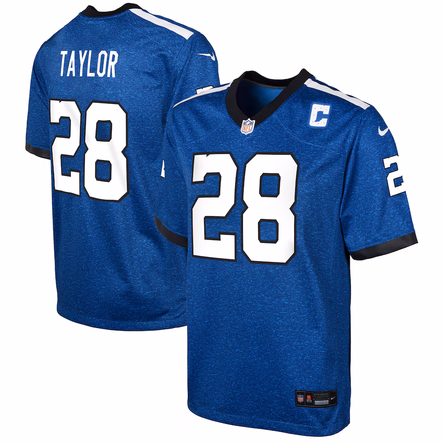 Youth Indianapolis Colts Jonathan Taylor Nike Blue Game Jersey - Jersey