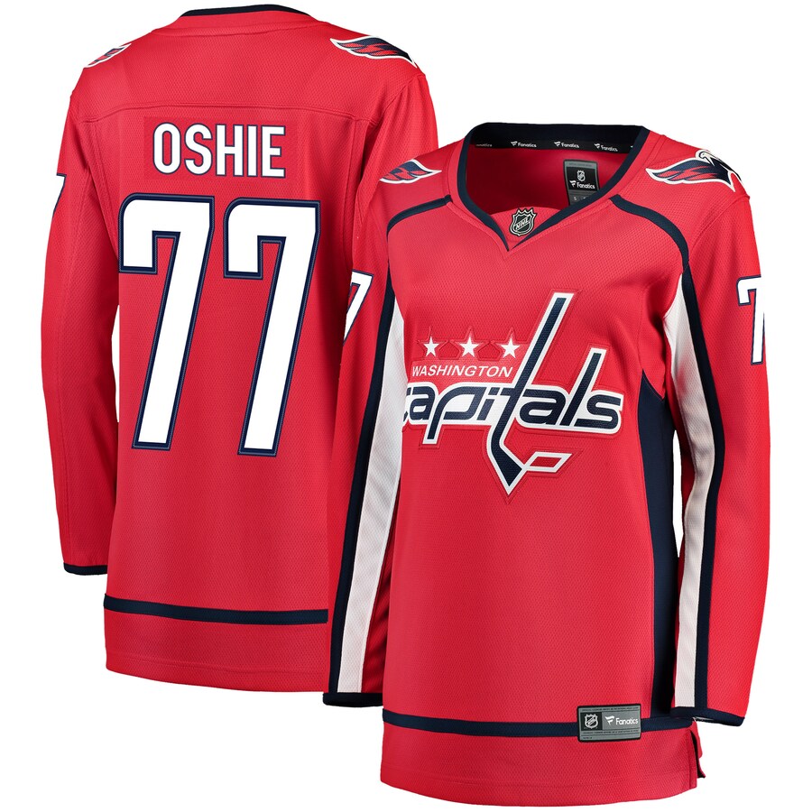 Women's Washington Capitals TJ Oshie Fanatics Branded Red 2019/20 Breakaway Player Jersey - Jersey