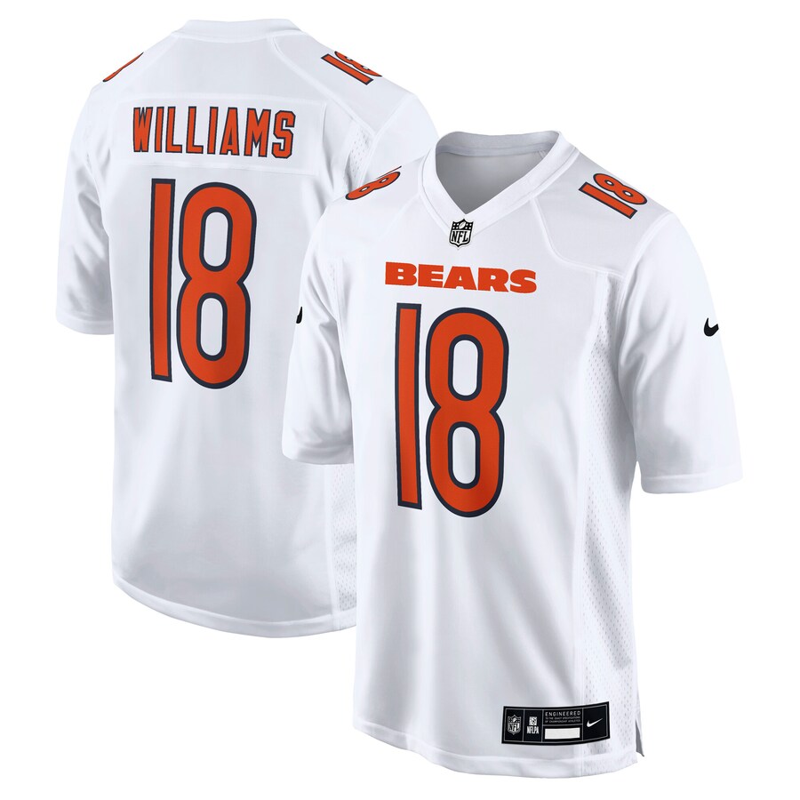Men's Chicago Bears Caleb Williams Nike Tundra White Fashion Jersey - Jersey