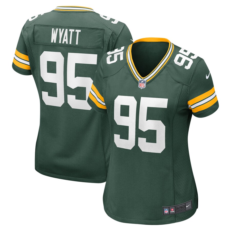 Women's Green Bay Packers Devonte Wyatt Nike Green Player Game Jersey - Jersey