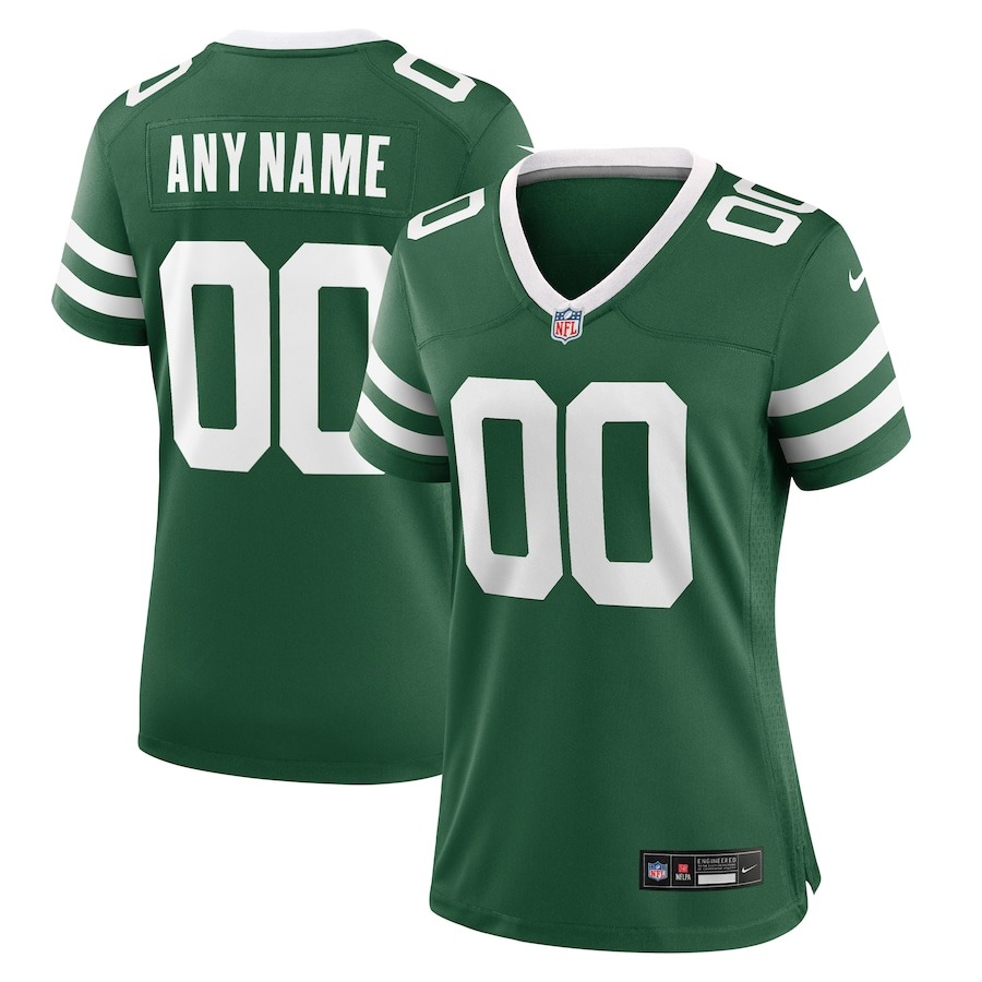 Women's New York Jets  Nike Legacy Green Custom Game Jersey - Jersey