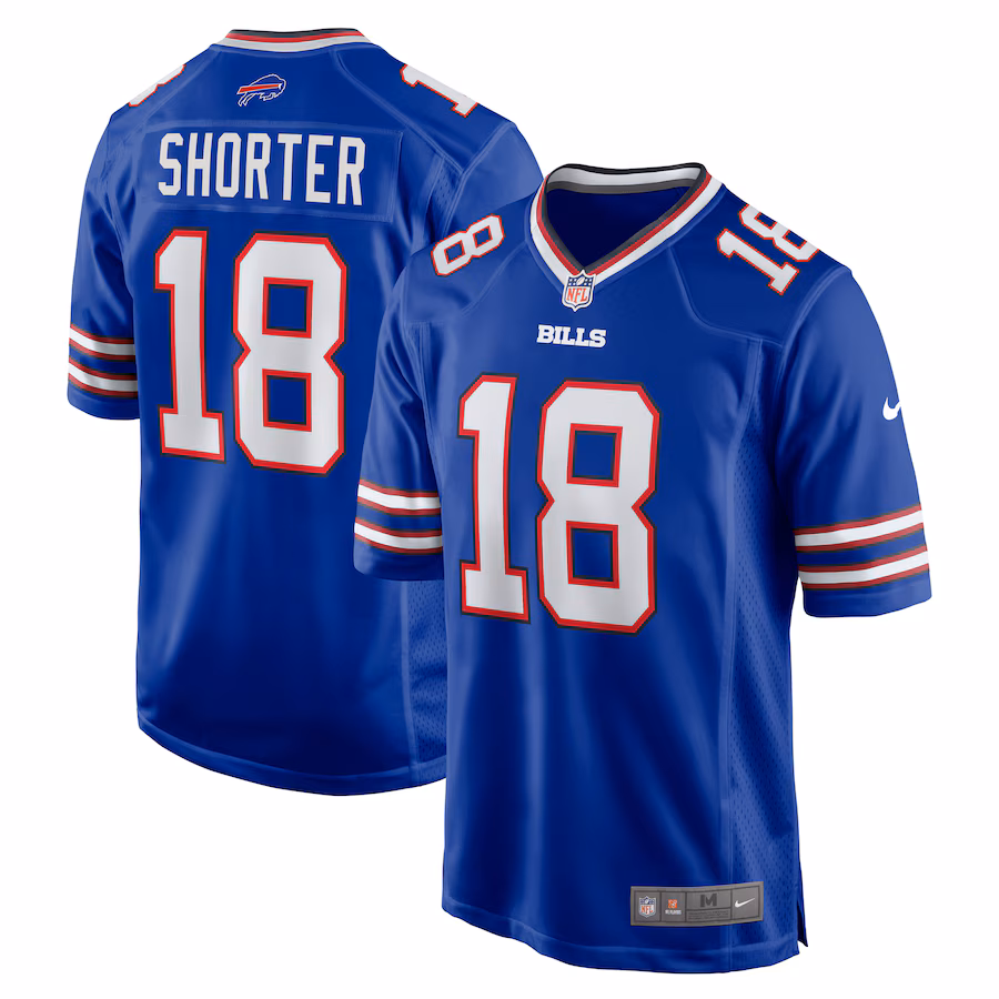 Men's Buffalo Bills Justin Shorter Nike Royal Home Game Jersey - Jersey