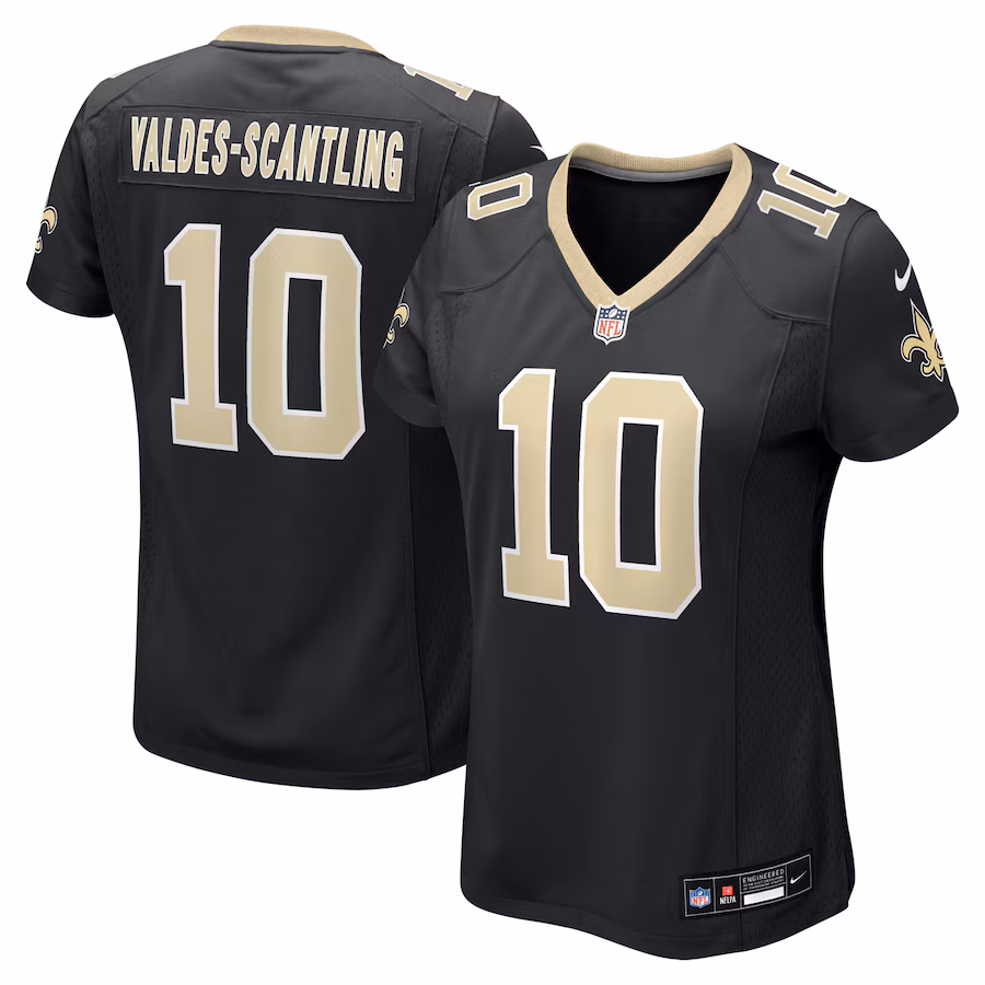 Women's New Orleans Saints Marquez Valdes-Scantling Nike Black Game Jersey - Jersey