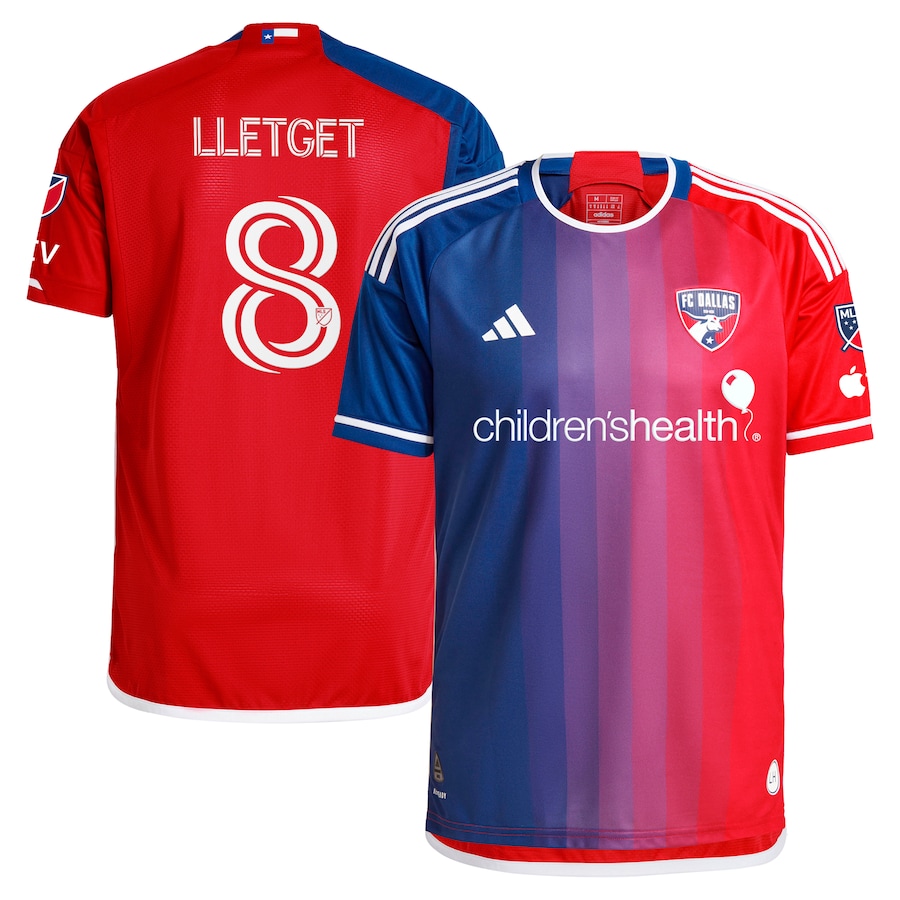 Men's FC Dallas Sebastian Lletget adidas Navy 2024 After Burner Authentic Player Jersey - Jersey