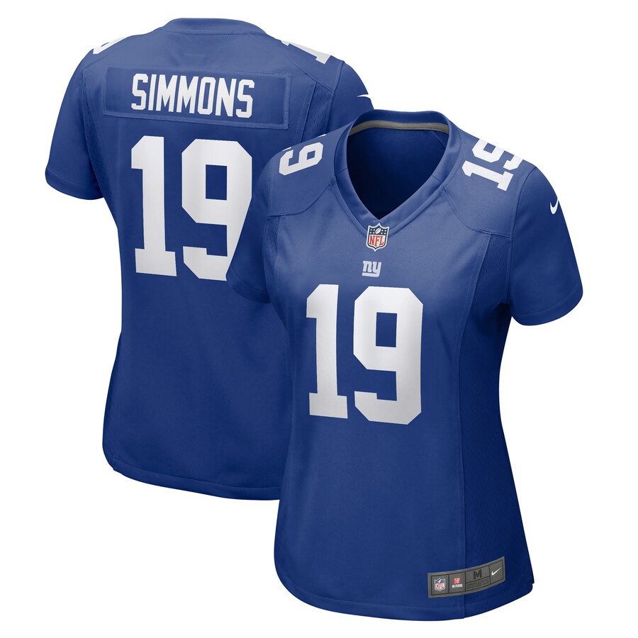 Women's New York Giants Isaiah Simmons Nike  Royal Team Game Jersey - Jersey