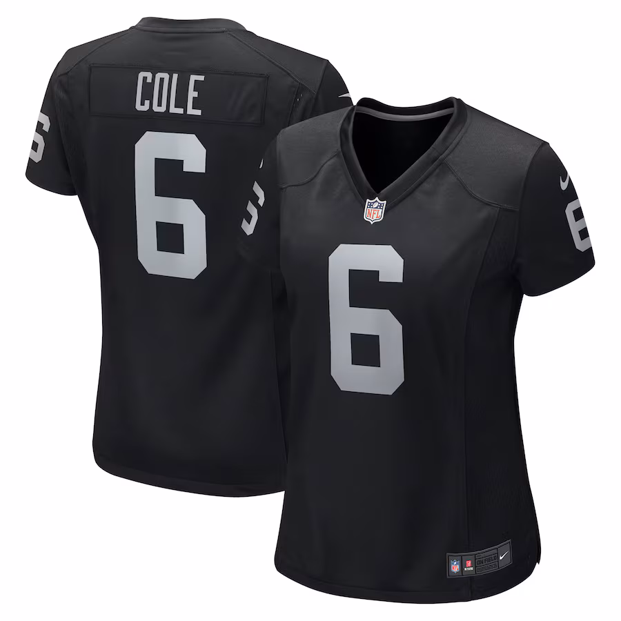 Women's Las Vegas Raiders AJ Cole Nike Black Game Jersey - Jersey