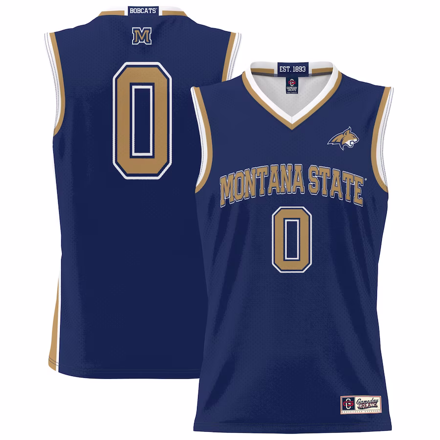 #0 Montana State Bobcats GameDay Greats Youth Lightweight Basketball Jersey - Navy - Jersey