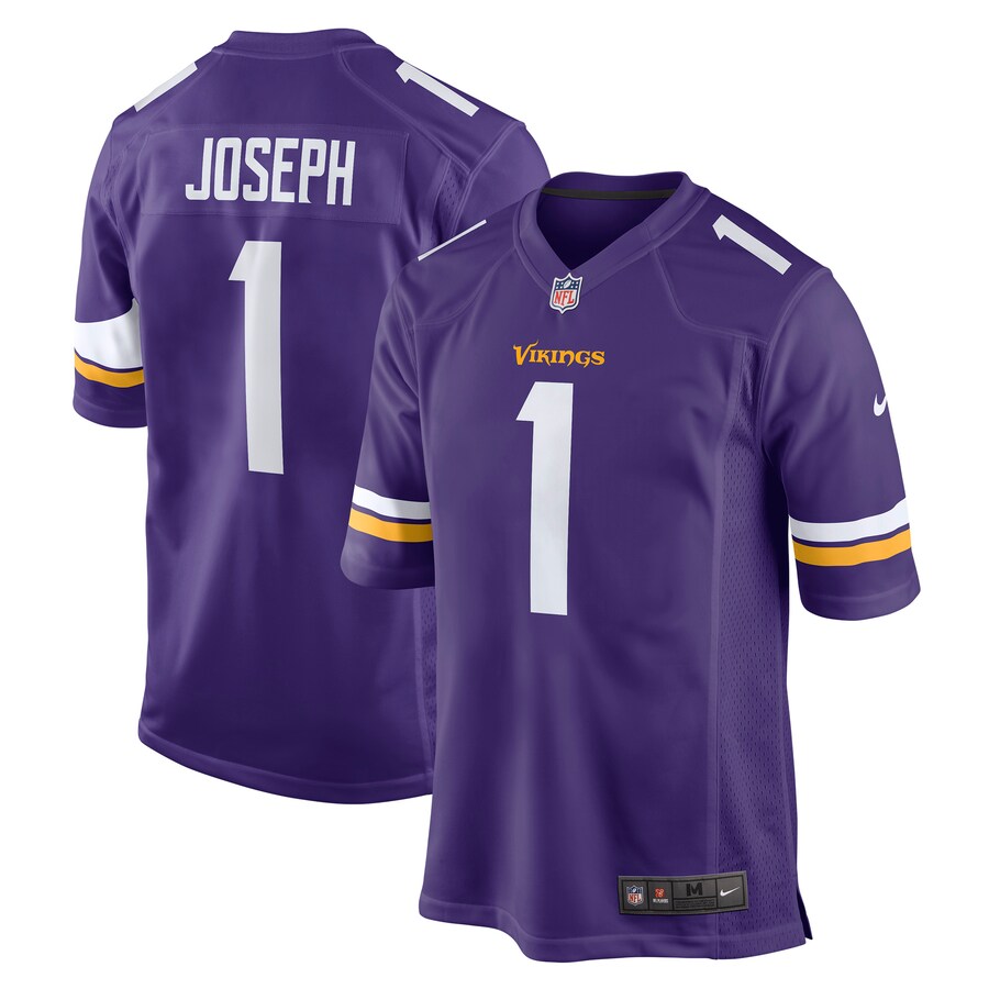 Men's Minnesota Vikings Greg Joseph Nike Purple Game Jersey - Jersey