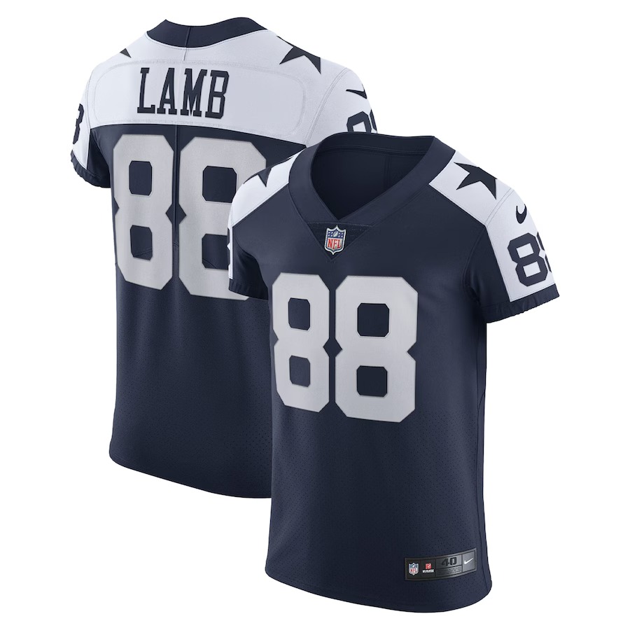 Men's Dallas Cowboys CeeDee Lamb Nike Navy Alternate Vapor Elite Jersey - Jersey