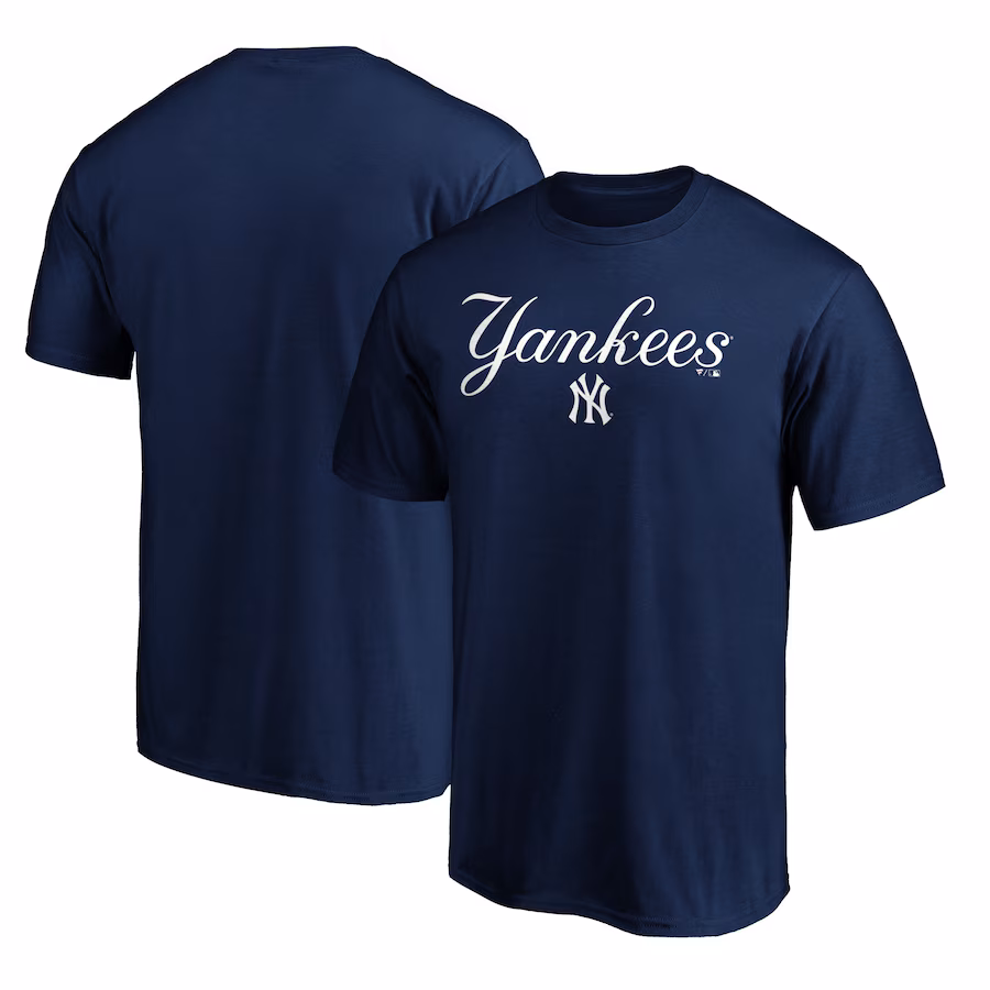 Men's New York Yankees Navy Series Sweep T-Shirt - Jersey