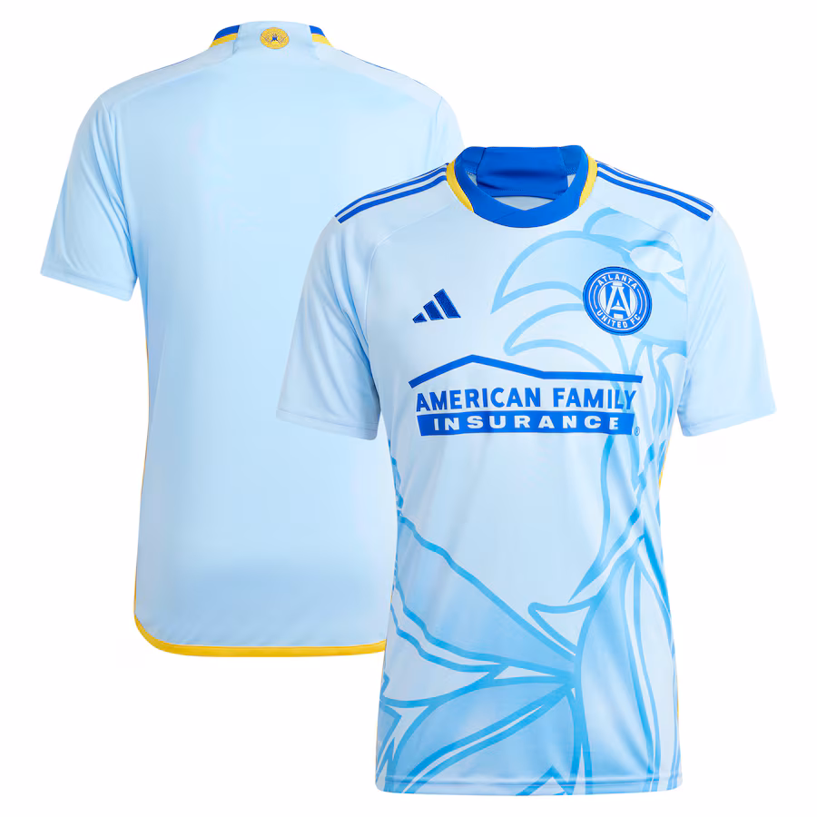 Men's Atlanta United FC  adidas Light Blue 2024 The Resurgens Kit Replica Jersey - Jersey