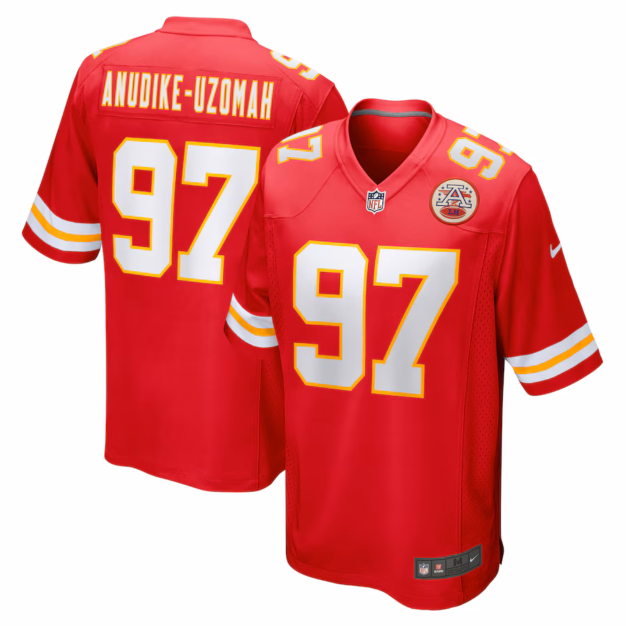 Men's Kansas City Chiefs Felix Anudike-Uzomah Nike Red Game Jersey - Jersey