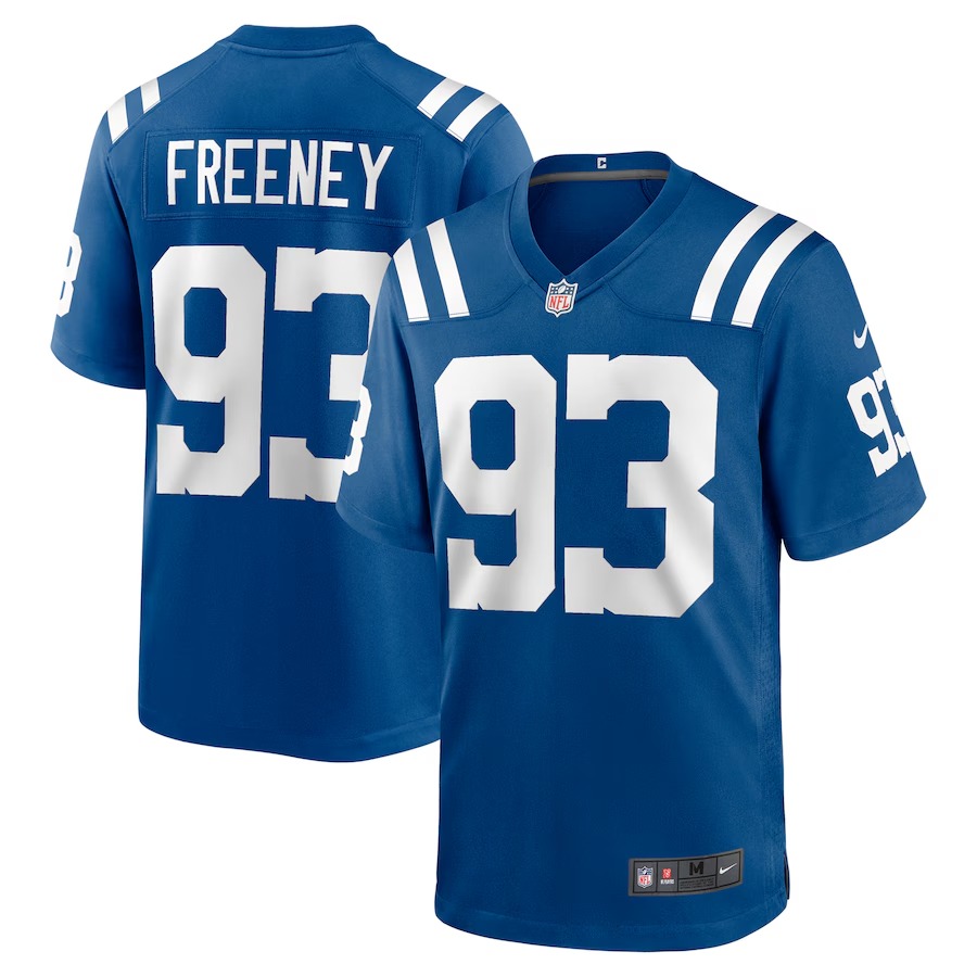 Men's Indianapolis Colts Dwight Freeney Nike Royal Team Retired Player Game Jersey - Jersey