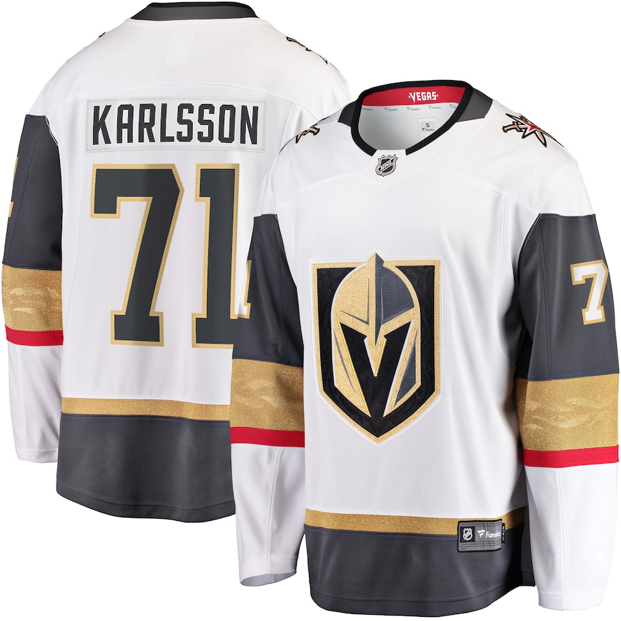 Men's Vegas Golden Knights William Karlsson Fanatics White Premier Breakaway Player Jersey - Jersey