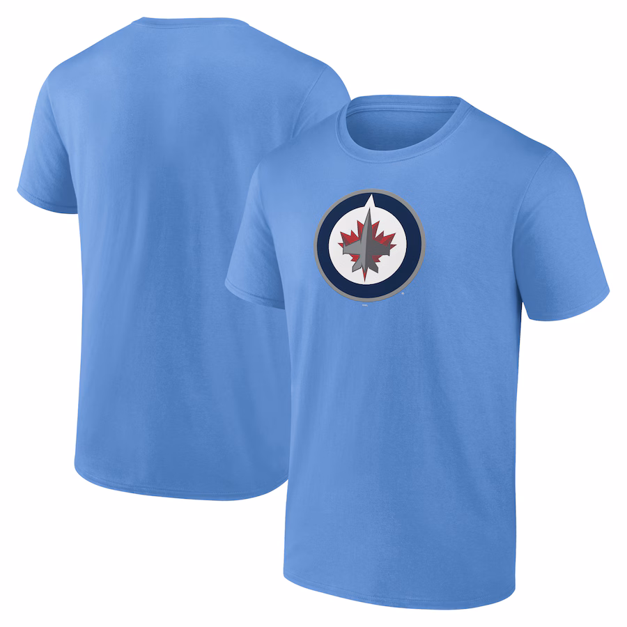 Men's Winnipeg Jets Fanatics Blue Alternate Logo T-Shirt - Jersey