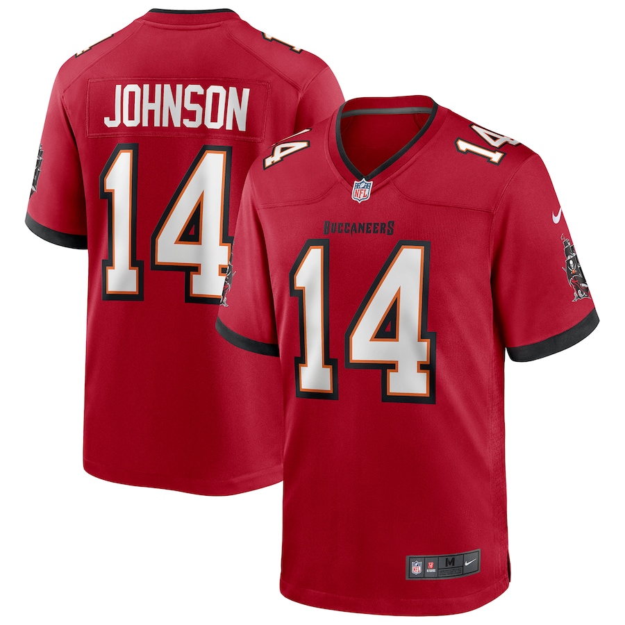 Men's Tampa Bay Buccaneers Brad Johnson Nike Red Game Retired Player Jersey - Jersey