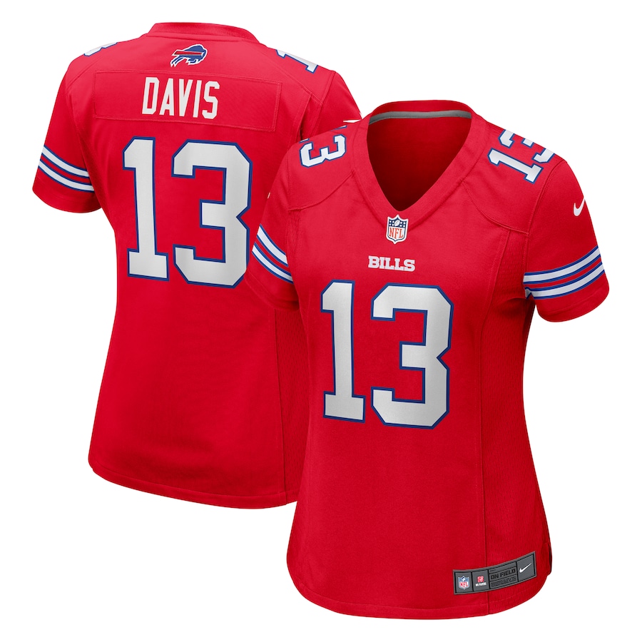 Women's Buffalo Bills Gabe Davis Nike Red Player Jersey - Jersey