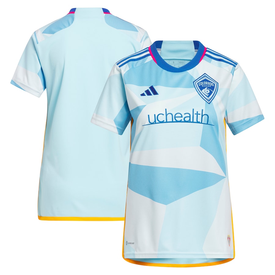 Women's Colorado Rapids adidas Light Blue 2023 New Day Kit Replica Jersey - Jersey