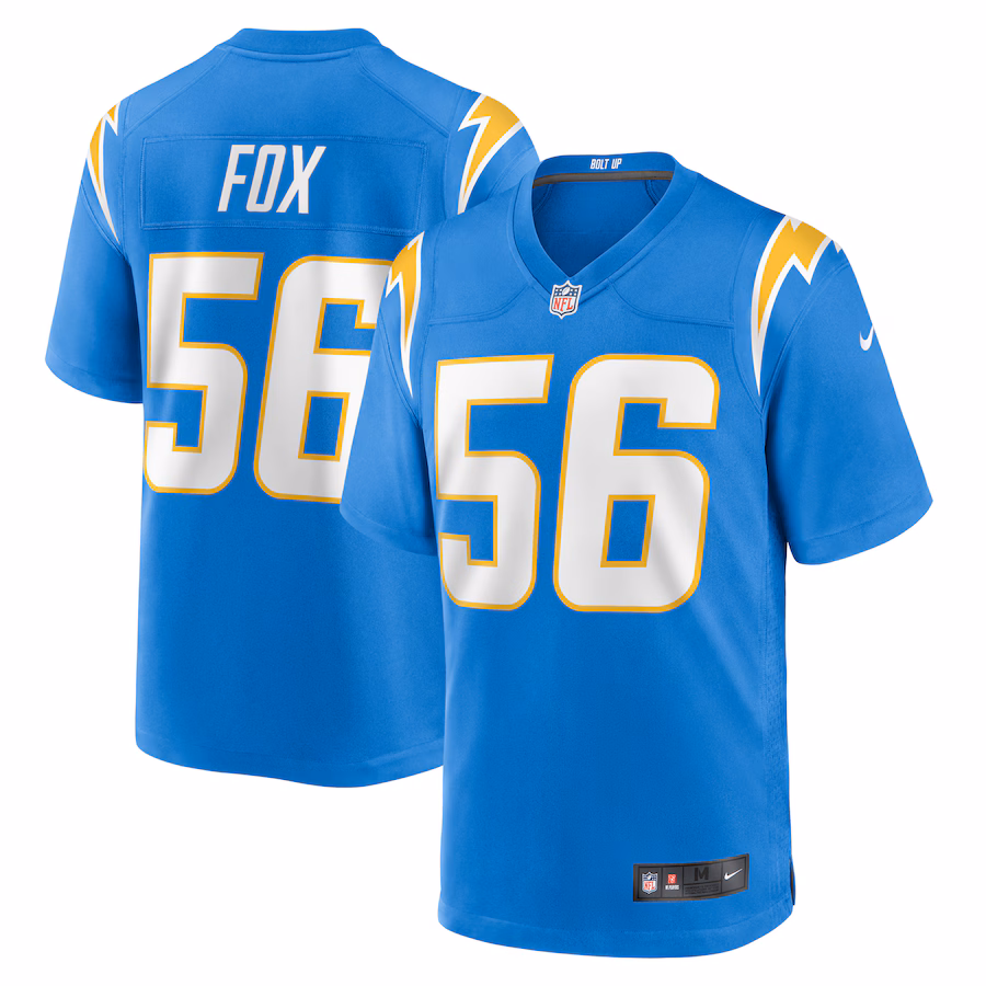 Men's Los Angeles Chargers Morgan Fox Nike Powder Blue Player Game Jersey - Jersey