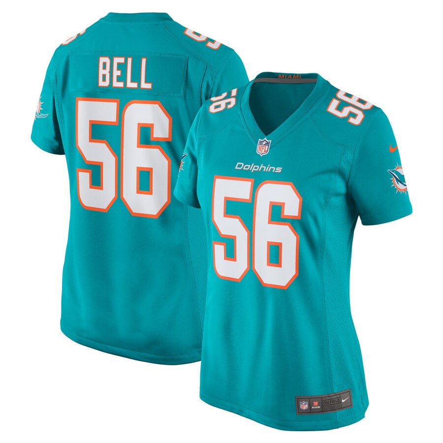 Women's Miami Dolphins Quinton Bell Nike  Aqua  Game Jersey - Jersey