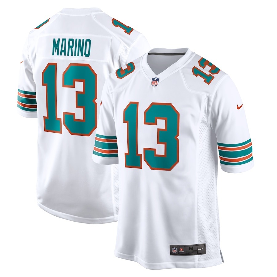 Men's Miami Dolphins Dan Marino Nike White Retired Player Jersey - Jersey