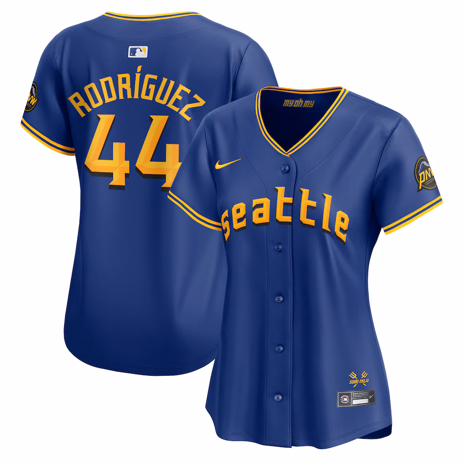 Women's Seattle Mariners Julio Rodríguez Nike Royal City Connect Limited Player Jersey - Jersey