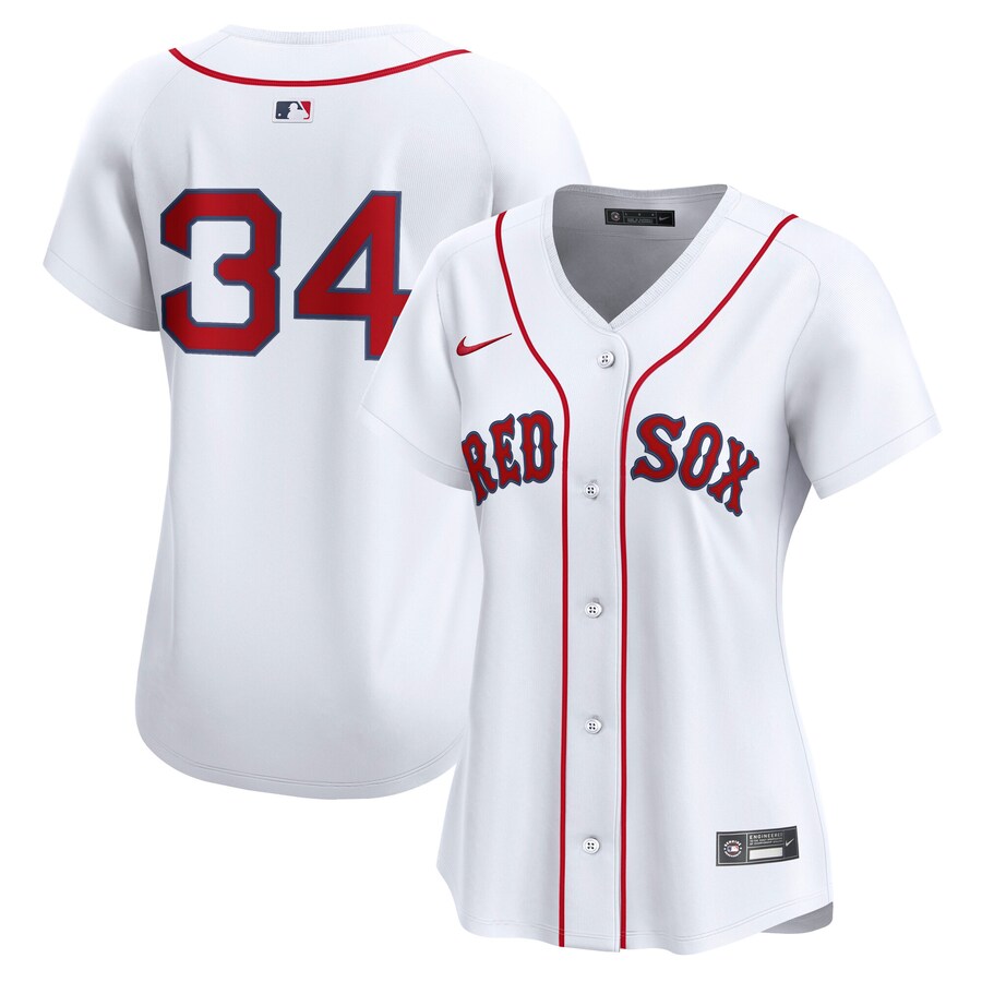 Women's Boston Red Sox David Ortiz Nike White Home Retired Limited Jersey - Jersey