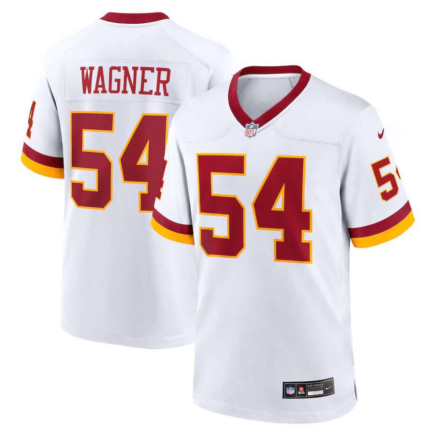 Men's Washington Commanders Bobby Wagner Nike White Game Super Bowl Era Jersey - Jersey