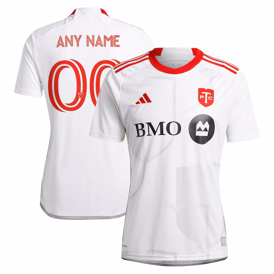 Men's Toronto FC  adidas White 2024 GTA Kit Replica Custom Jersey - Jersey