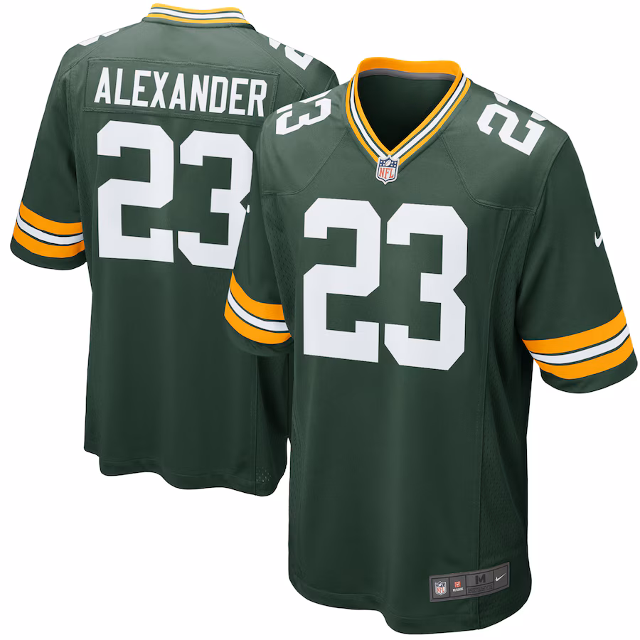 Men's Green Bay Packers Jaire Alexander Nike Green Game Player Jersey - Jersey