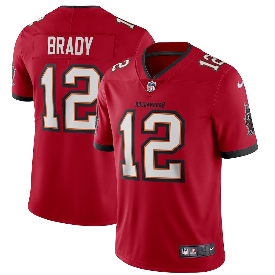 Men's Tampa Bay Buccaneers Tom Brady Nike Red Vapor Limited Jersey - Jersey