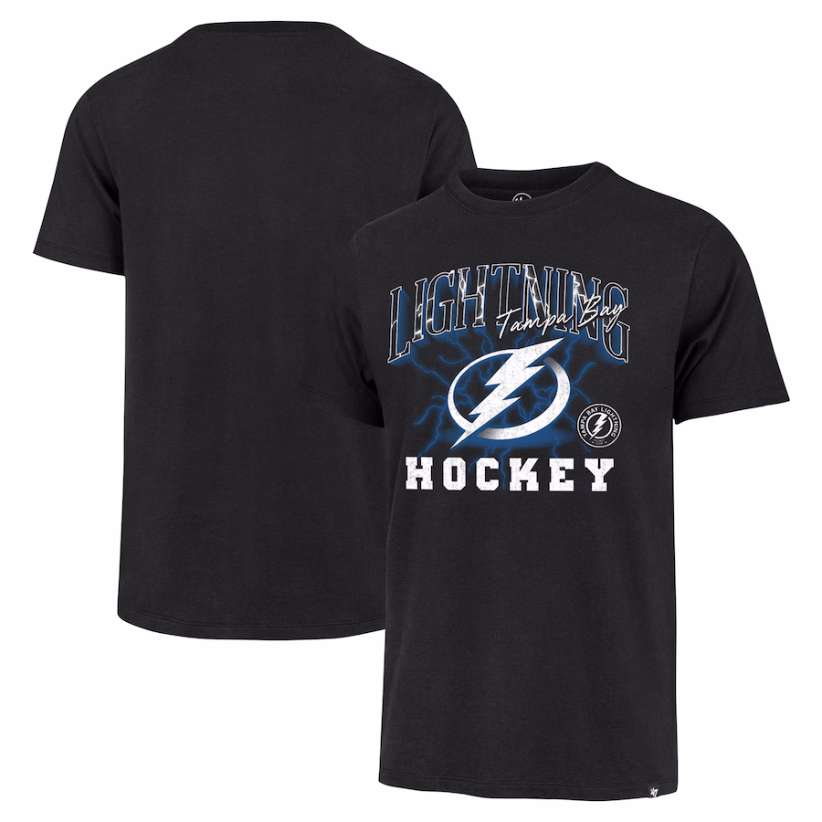 Men's Tampa Bay Lightning '47 Black Regional Localized Franklin T-Shirt - Jersey