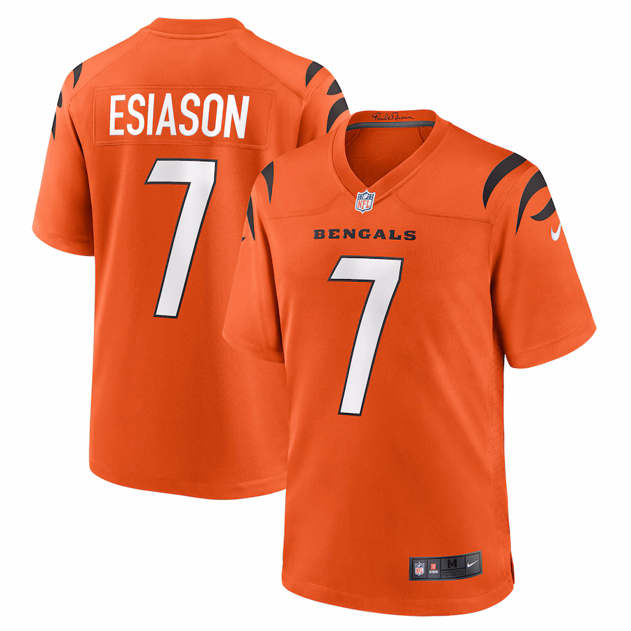 Men's Cincinnati Bengals Boomer Esiason Nike Orange Retired Player Alternate Game Jersey - Jersey