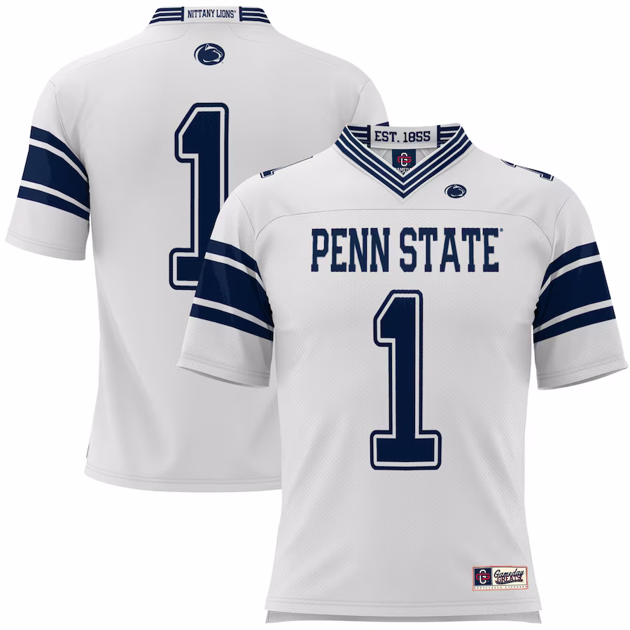 #1 Penn State Nittany Lions GameDay Greats Youth Football Jersey - White - Jersey